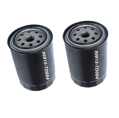 Toyota OE 90915-TD004 15601-7600 Aksesuarları için Evrensel Otomobil Yağ Filtresi Metal Kapak